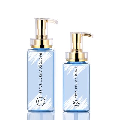 Hete het Stempelen Kosmetische Lotionfles met Pomp 61mm Beschikbare Breedteodm