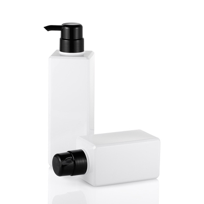 Lege Kosmetische Vierkante Vorm 61mm van de Lotionfles 200ml Breedte met 42mm Pomp