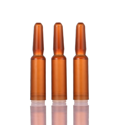 Amber Plastic Serum Vials Ampoule voor Kosmetische Essentie1ml Capaciteit