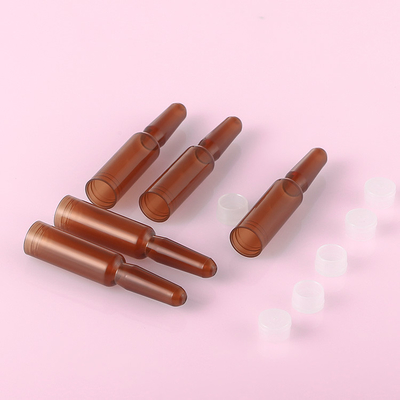 Amber Plastic Serum Vials Ampoule voor Kosmetische Essentie1ml Capaciteit
