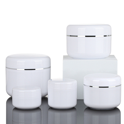 Verpakkende de Kruik Zilveren Lijn van de HUISDIERENroom om Vorm, de Kosmetische Containers van 2 Oz