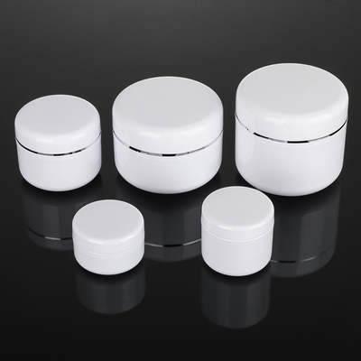 Verpakkende de Kruik Zilveren Lijn van de HUISDIERENroom om Vorm, de Kosmetische Containers van 2 Oz