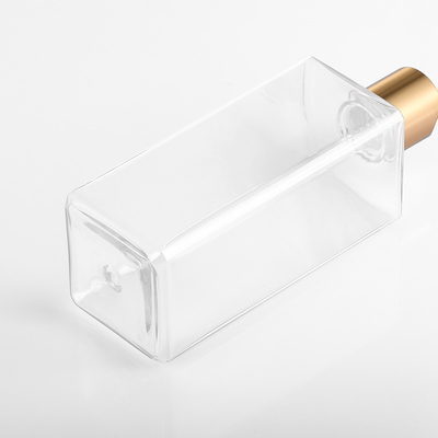 De vlakke Lege Flessen van de Lotionsamendrukking, Transparante Plastic de Lotionflessen van 8 Oz