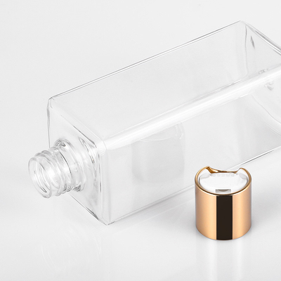 De vlakke Lege Flessen van de Lotionsamendrukking, Transparante Plastic de Lotionflessen van 8 Oz
