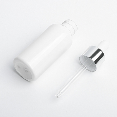 Zilveren Kosmetische Druppelbuisjefles 50ml voor Etherische olie 34mm Diameter